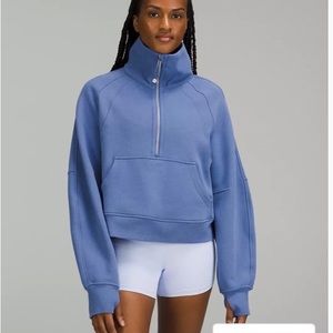 Lululemon scuba oversized funnel neck half zip